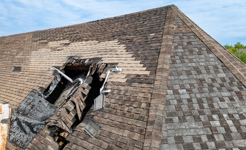 A replacement roof in Naperville, IL