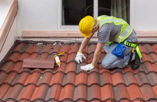 A replacement roof in Libertyville, IL