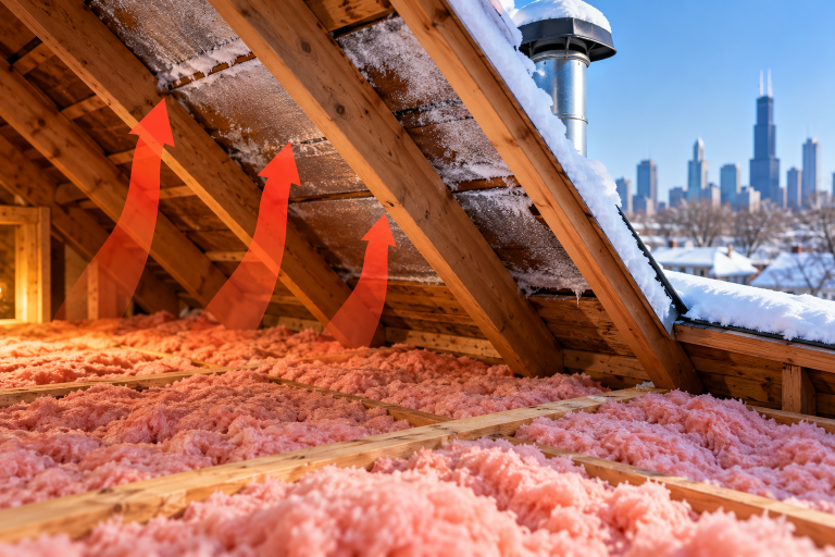 Is Your Attic Losing Heat? Signs Your Chicago-Area Home May Need Better Roof Insulation
